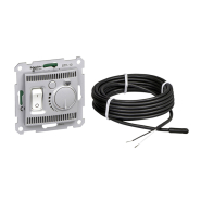 Терморегулятор для теплої підлоги 10А-230В Schneider Electric Sedna, алюміній, SDN6000360