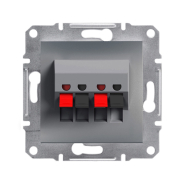 Розетка аудио Schneider Electric ASFORA, сталь, EPH5700162