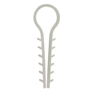 Дюбель-ялинка, затискач, для круглого кабелю D8мм