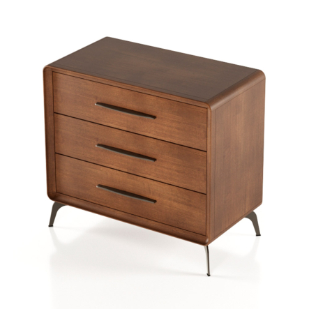 Комод Мебус Модена 3Ш, 950х500х870 мм, дуб трюфель