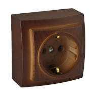 Розетка 1 - а з/з горіх Themis