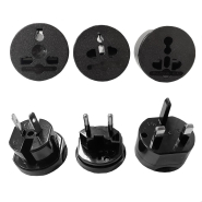 Перехідник Voltronic YT-AAEP-4/1B на американка\євророзетка 4 in 1, Black, BOX