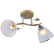 Люстра VALESO V DA5147–2 Gold Chrome на 2 плафона