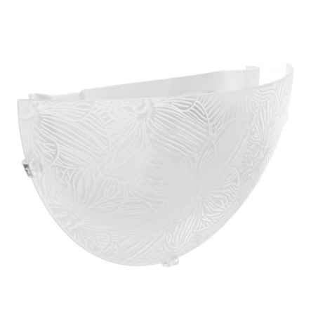 Світильник настінно-потолочный ДеКоРа, Орхидея, 1/2, E27, 1х60W, білий, 24971 - 1