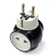 Переходник - адаптер Lemanso LMA7309, белый + черный