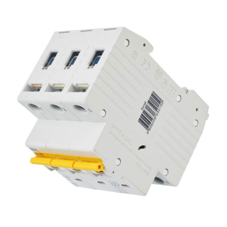 Автоматический выключатель IEK ВА47-60М, 3P, 10A, С, 6,0kА, MVA31-3-010-C