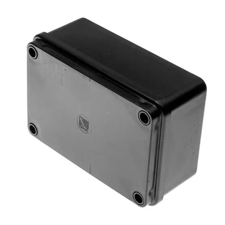 Коробка распределительная PAWBOL S-BOX 216C, 120x80x50, IP65, без сальников, чёрная, устойчивая к УФ 