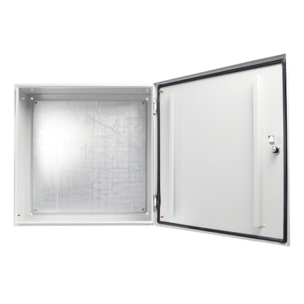 Щит металлический с монтажной панелью АСКО-Укрем, 60*60*25, IP54, серия UBox, A0260020022