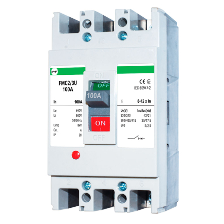 Автоматичний вимикач Promfactor FMC2/3U 3P, 100A, 35kA, (8-12In), FMC23U0100 - 1