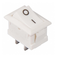 Перемикач 1 клав. білий, KCD1-101 White/White, АСКО-УКРЕМ, A0140040052