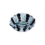 Светильник точечный Feron CD2121, MR16, GU5.3, 50W, прозрачный черный/хром