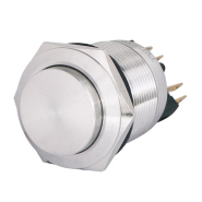Кнопка металева АСКО-УКРЕМ TYJ 22-321, 1NO+1NC, з фіксацією з відступом 22мм, A0140010127