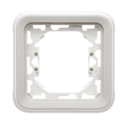 Рамка одинарна с суппортом Legrand Plexo 069692, біла - 1