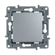 Выключатель 1-кл. Legrand Etika, 672401, алюминий