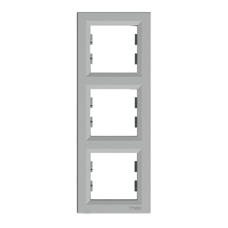 Рамка 3-постова, вертикальна, Schneider Electric ASFORA, алюміній, EPH5810361 - 1