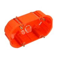 Коробка установочная для гипсокартона 135х65х47 мм, двойная