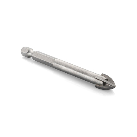 Свердло по склу та кахлю 8мм шестигранний, хвостовик, 4 грани D=8мм Sturmax 1055M-02-08X - 1