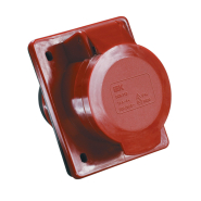 Розетка скрытая IEK 424, 3Р+Е, 32А, 380В, IP44, PSR42-032-4