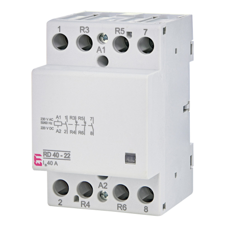 Контактор модульный ETIMAT RD 40-22 (230V AC/DC) (AC1), 2464022 - 1