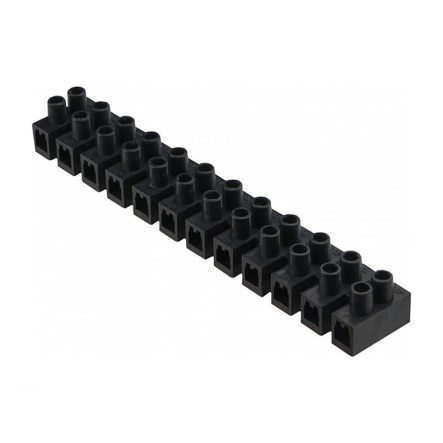 Клеммная колодка "тип Н" 10мм /10А, черная ЕМ, АСКО-УКРЕМ, U0130040050