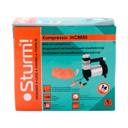 Воздушный автомобильный компрессор STURM MC8850 (50 л/мин)