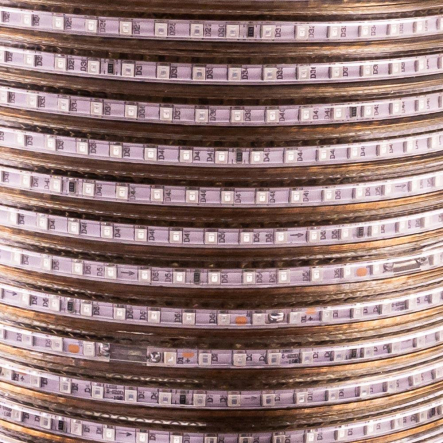 Светодиодная лента зеленая 220V smd2835 120led/м 6W/м IP65 AVT