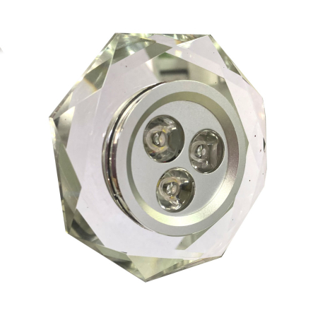 Світильник точковий Arttok Q07 R-50 Clear/CH LED, 3*1W - 1