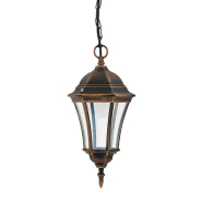 Светильник парковый Lusterlicht, Dallas l, Е27, 100Вт, подвес, старое золото