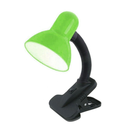 Настільна лампа Lemanso LMN095, 20W, E27, прищіпка салатова - 1