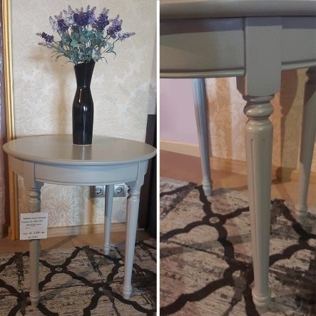 Столик чайный Мебус Империя, 600х600 мм, дуб, панакота