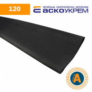 Трубка термоусадочная (ТУТ), АСКО-УКРЕМ d - 120 мм., черная, с клеевым слоем, A0150040069