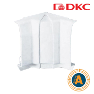 AIBN угол внутренний изменяемый для TBN, ДКС,03063, цвет белый RAL 9001, ДКС, 03063