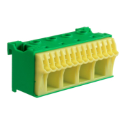 Блок HAGER KN18E, PE-клема, кількість одиниць - 2.5; ширина - 75мм, 1P, 63A, 34х33х75 мм