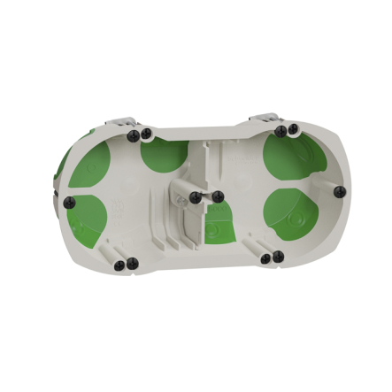 Коробка монтажная установочная Multifix Air 2-х местная г/к для деревяных домов/негорючая IMT35000 Schneider Electric - 1