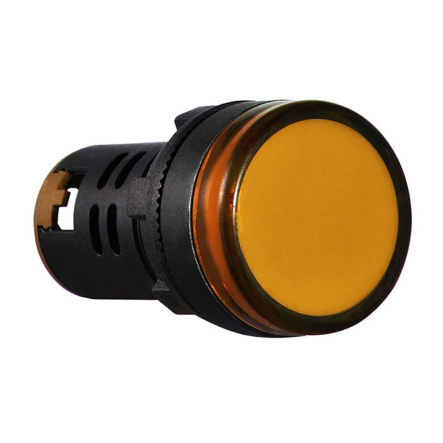 Сигнальная арматура АСКО-УКРЕМ AD22DS 110V AC, LED, желтая, A0140030084