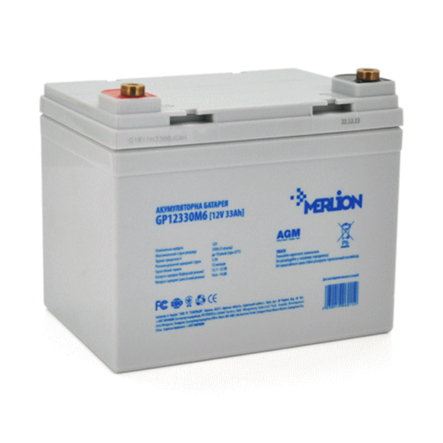 Аккумуляторная батарея MERLION&nbsp;GP12170M5, AGM, 12 В, 17 Ач - 1