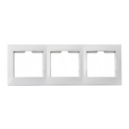 Рамка 3-поста, белая АСКО-УКРЕМ Рм-3-FL-W