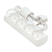 Удлинитель 4 гн+Z, 5 м Borsan BR-1554-5