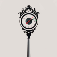 Годинник-наліпка Feron NL34, Вуличний годинник, 1*AА батарейка (до комплекту не входить)