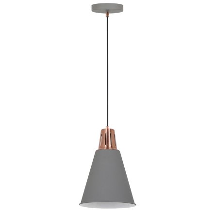 Підвіс LAGUNA Lighting 95343-01 1хE27, 60W, матовий сірий - 1