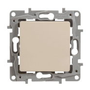 Вимикач одноклавішний прохідний Legrand Etika, 672305, слонова кістка