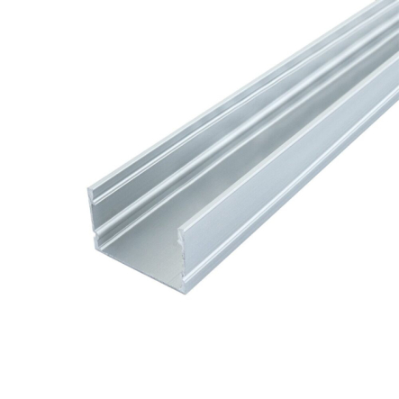 Профіль алюмінієвий BIOM ЛП20 20х30, анодований матовий, 2м + розсіювач - 1