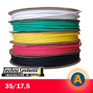 Трубка термоусаживаемая TNSy, ТТ2х1, 35/17,5 красная (бухта 100м), TNSy5501412