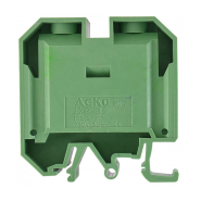 Клеммник винтовой JXB-35х35 зелёный, АСКО-УКРЕМ, A0130010020