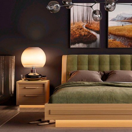 Тумба Мебус Прайм 2Ш 590х380х520 мм, дуб, ваниль