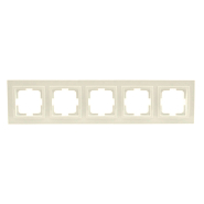 Рамка 5-а, Mono Electric, DESPINA, крем, 102-170000-164