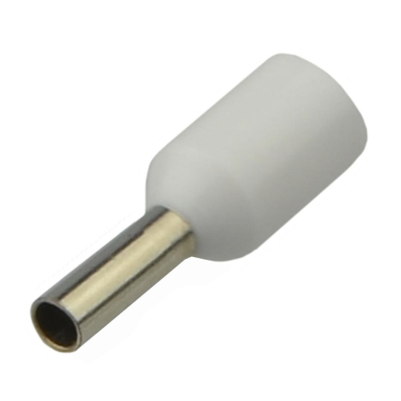 Наконечник АСКО-УКРЕМ A0060010170, НТ 0,75-06 (кв.мм-мм) (упак. 100 шт.) білі - 1