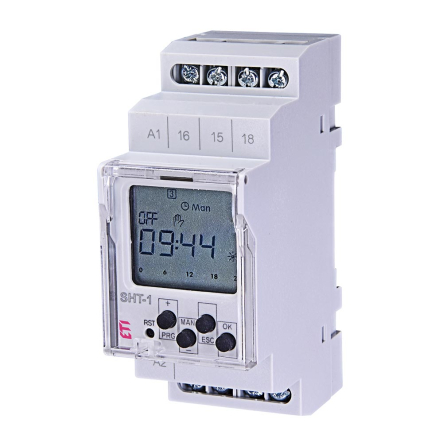 Реле часу цифрове програмоване ETIMAT SHT-1 230V AC (1x16A_AC1), 2470050 - 1