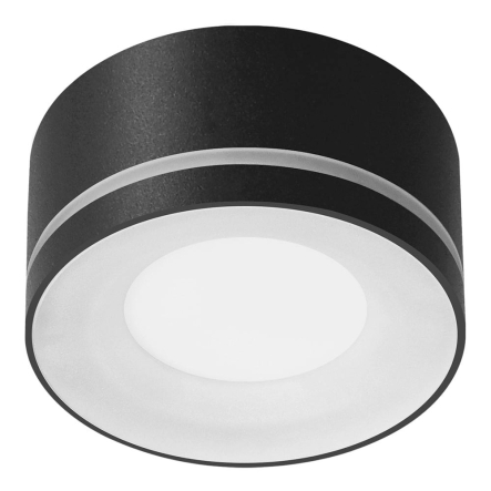 Светильник накладной Ardero ML403 под лампу GX53, IP20, чёрный, круг 100х50мм