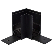 З'єднувач кутовий TRL021 для магнітної шини накладної чорний